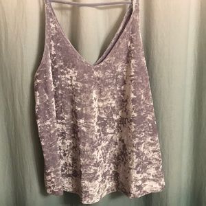 AE velvet tank top
